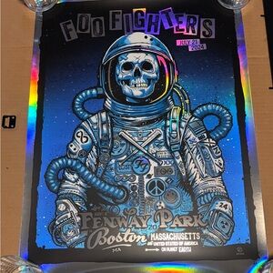 Foo Fighters FOIL Poster Fenway Park 2024 Boston  23/165 Zoltron